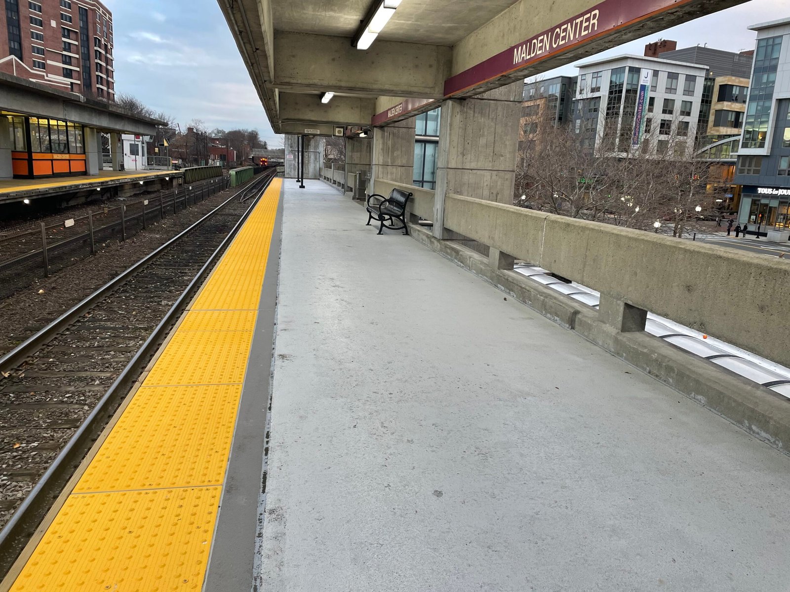 Malden Center Rail Platform Malden Center Rail Platform